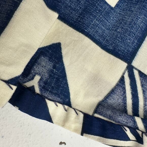 Saba California Womens Patriotic Flag Print Shirt‎ Dress Size M 70s Nautical - Picture 10 of 11